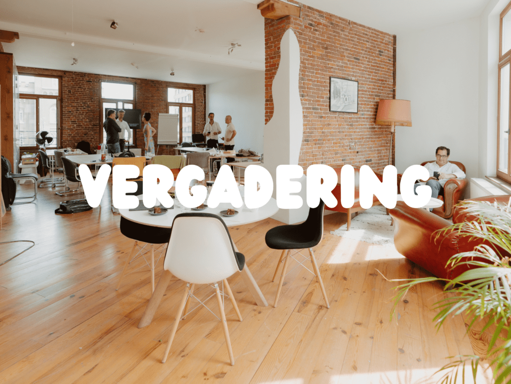 zalen te huur - vergardering