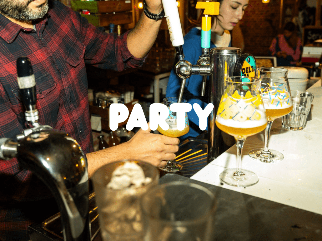 rooms to rent - party